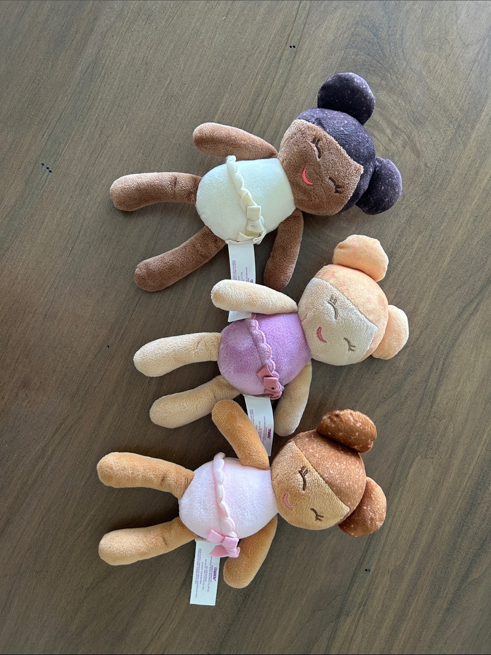 Plush Ballerina Doll - Soft Multicolor Set for Kids